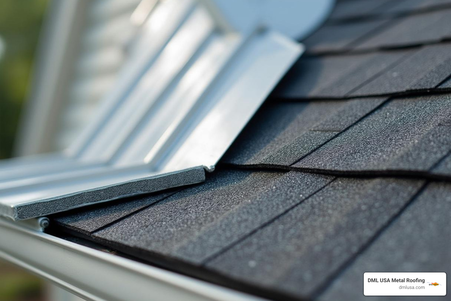 metal to shingle transition flashing detail - can you shingle over a metal roof