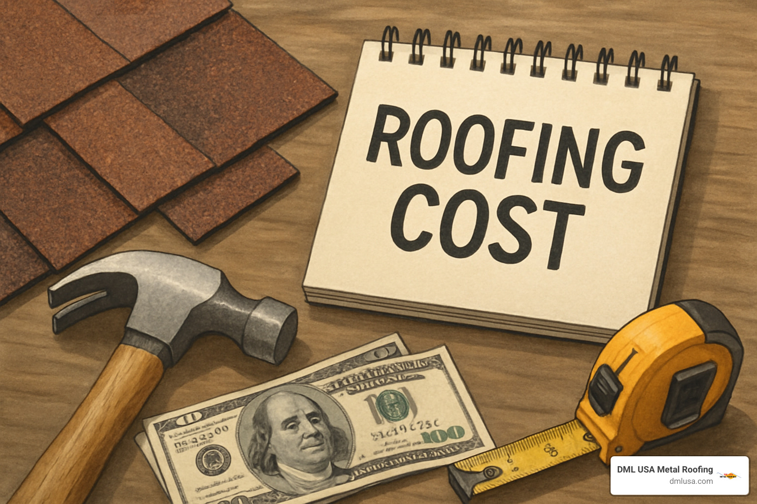 Homeowner signing financing paperwork for roofing project - roofing cost
