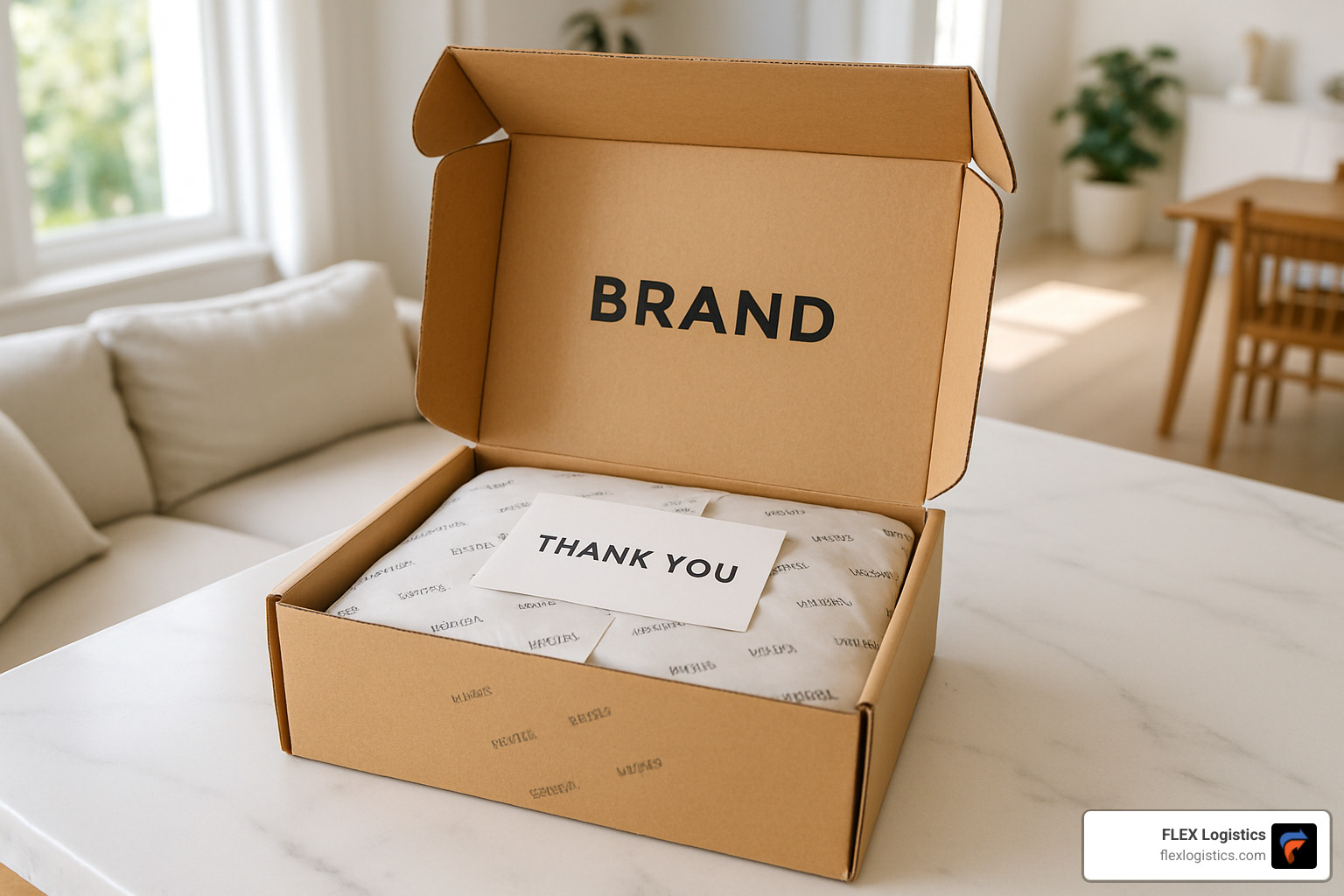 premium branded box with custom tissue paper and thank you card - How to Choose the Best Custom Branded Box to Ship Your Online Orders