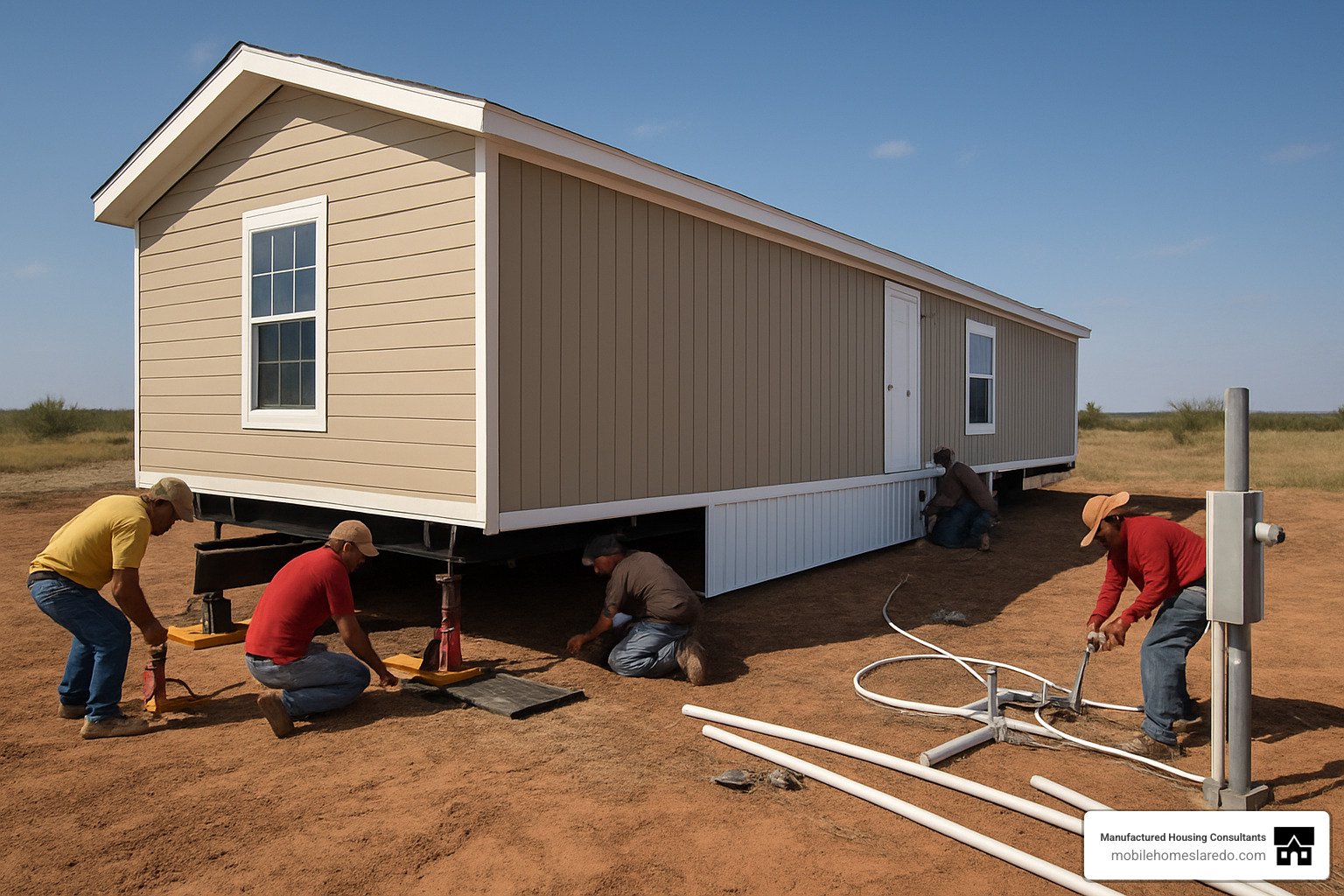 Mobile home setup and installation process - Texas mobile home transport Mobile home setup and installation process - Texas mobile home transport