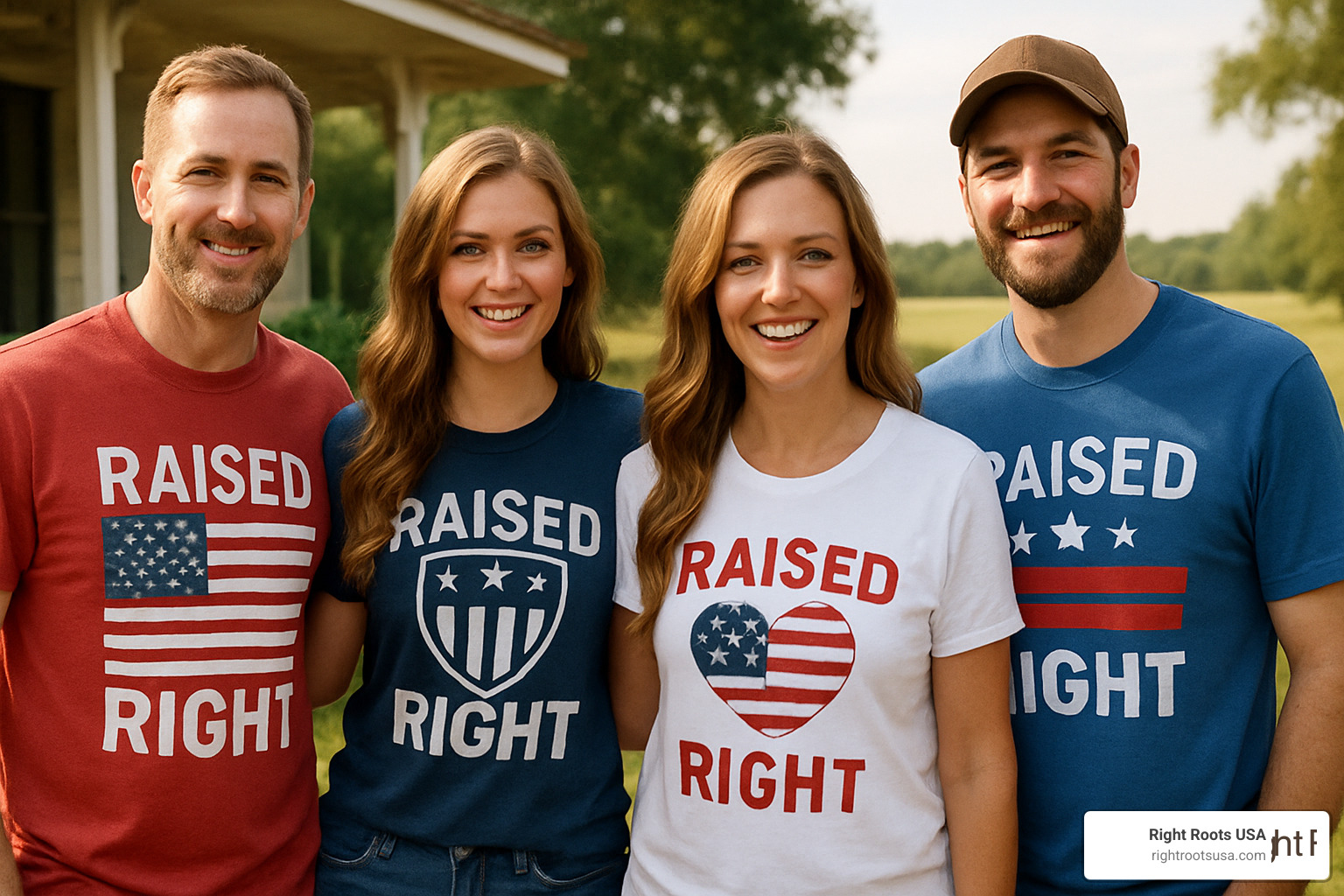 patriotic raised right tee designs - raised right tee