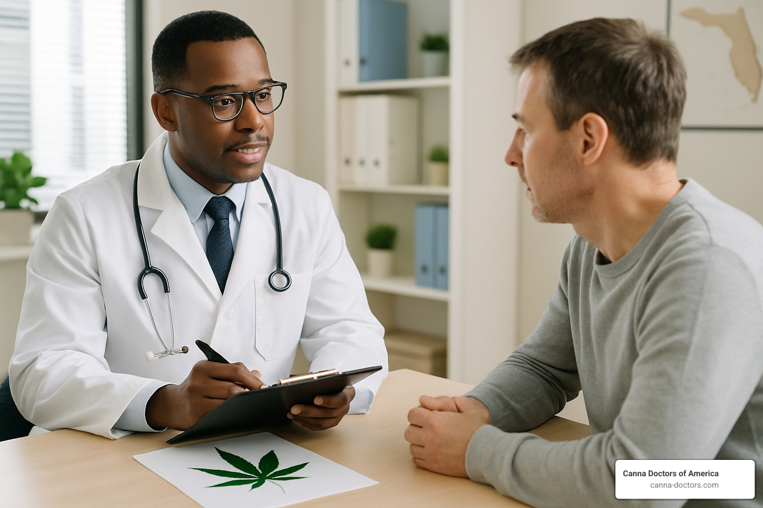 Doctor consultation for medical marijuana evaluation - Florida marijuana card application