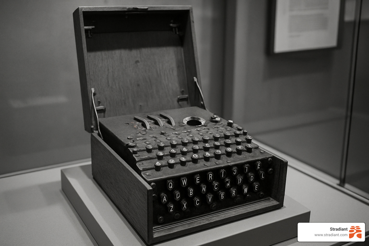 Historical Enigma machine used for encryption during World War II - what is data encryption