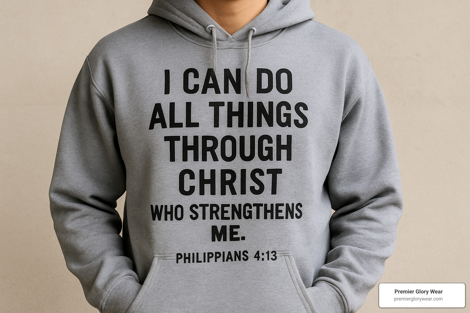 Happy customers of various ages wearing different styles of Bible verse hoodies in everyday settings - Bible verse hoodies