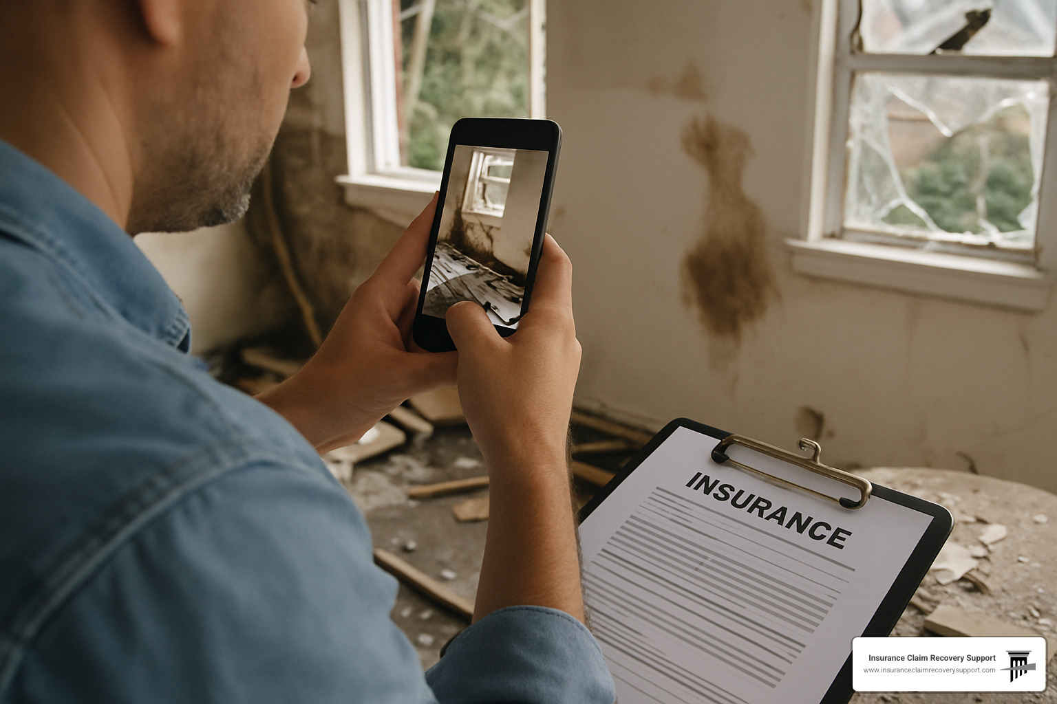 property damage documentation - insurance claim legal advice