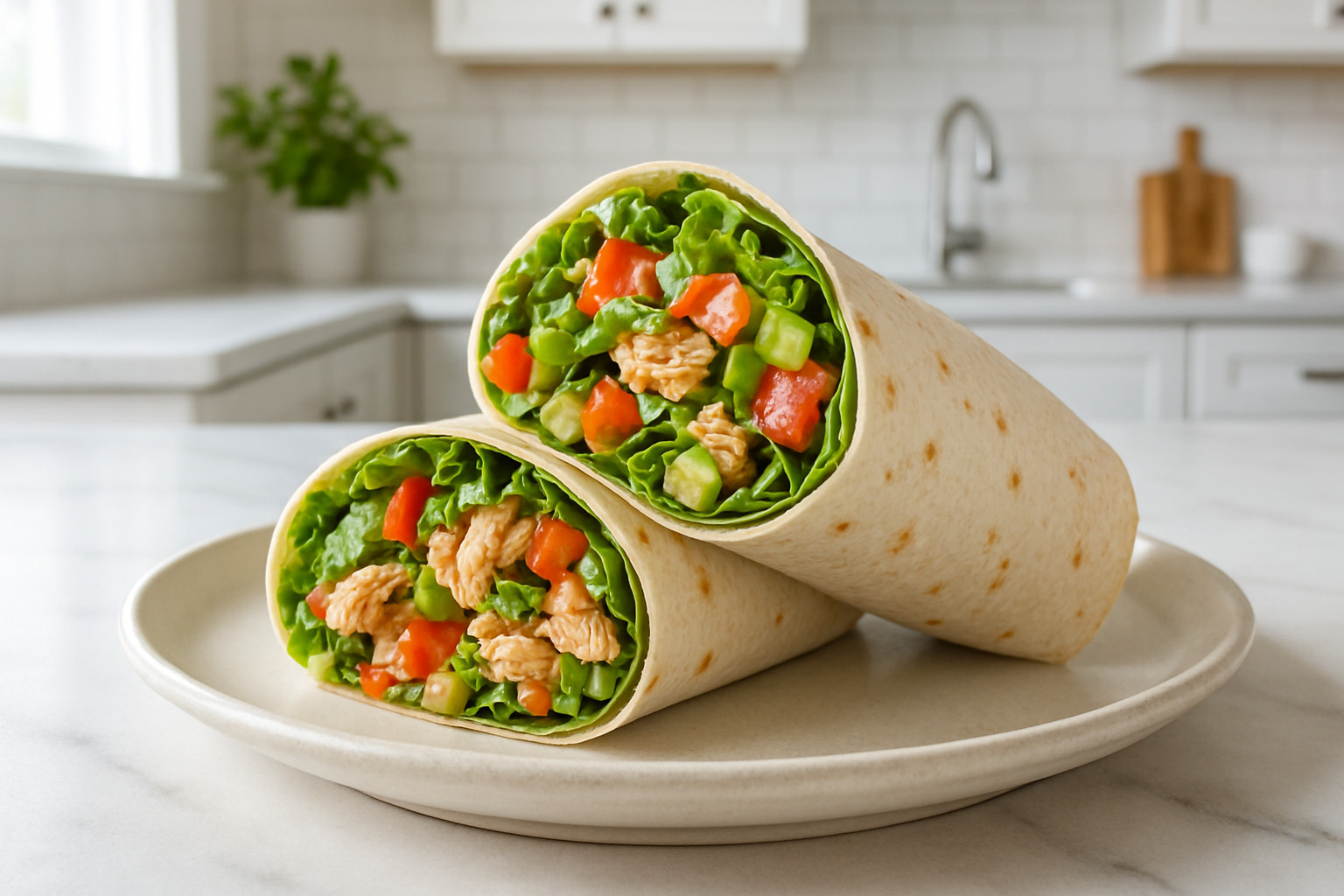 salmon salad wrap - salmon recipe