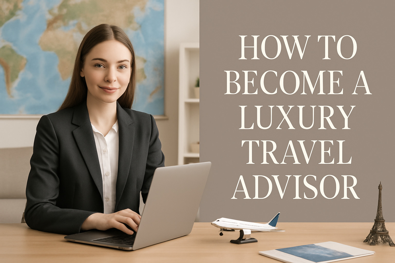 luxury travel advisor branding mood board - how to become a luxury travel advisor