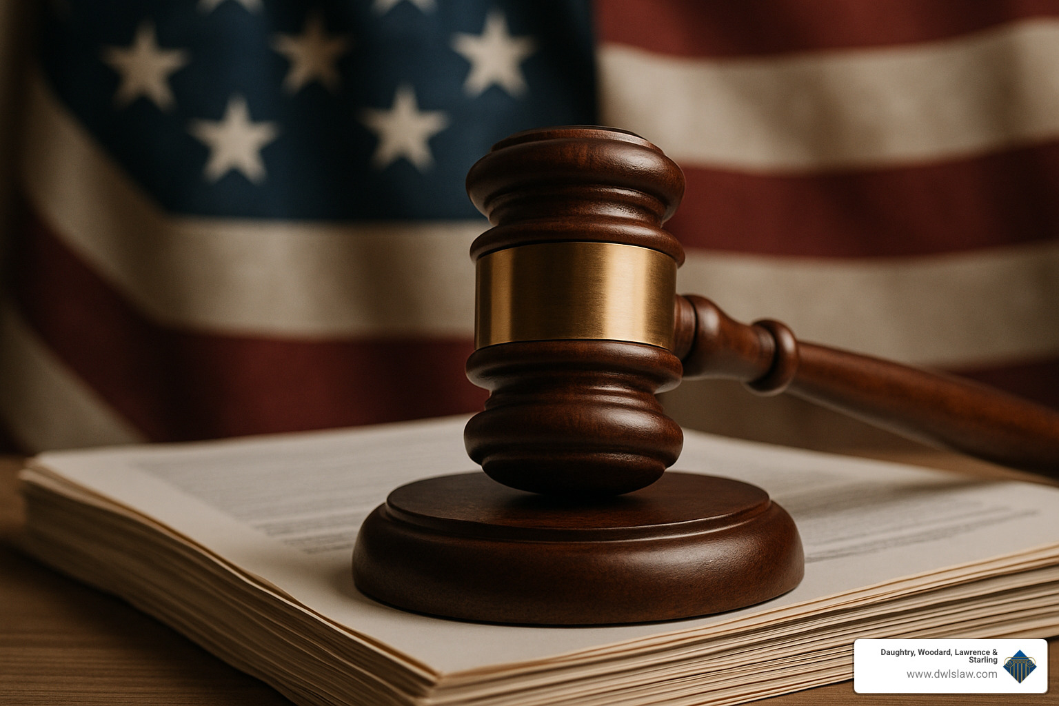 gavel and legal documents on desk - divorce and estate planning