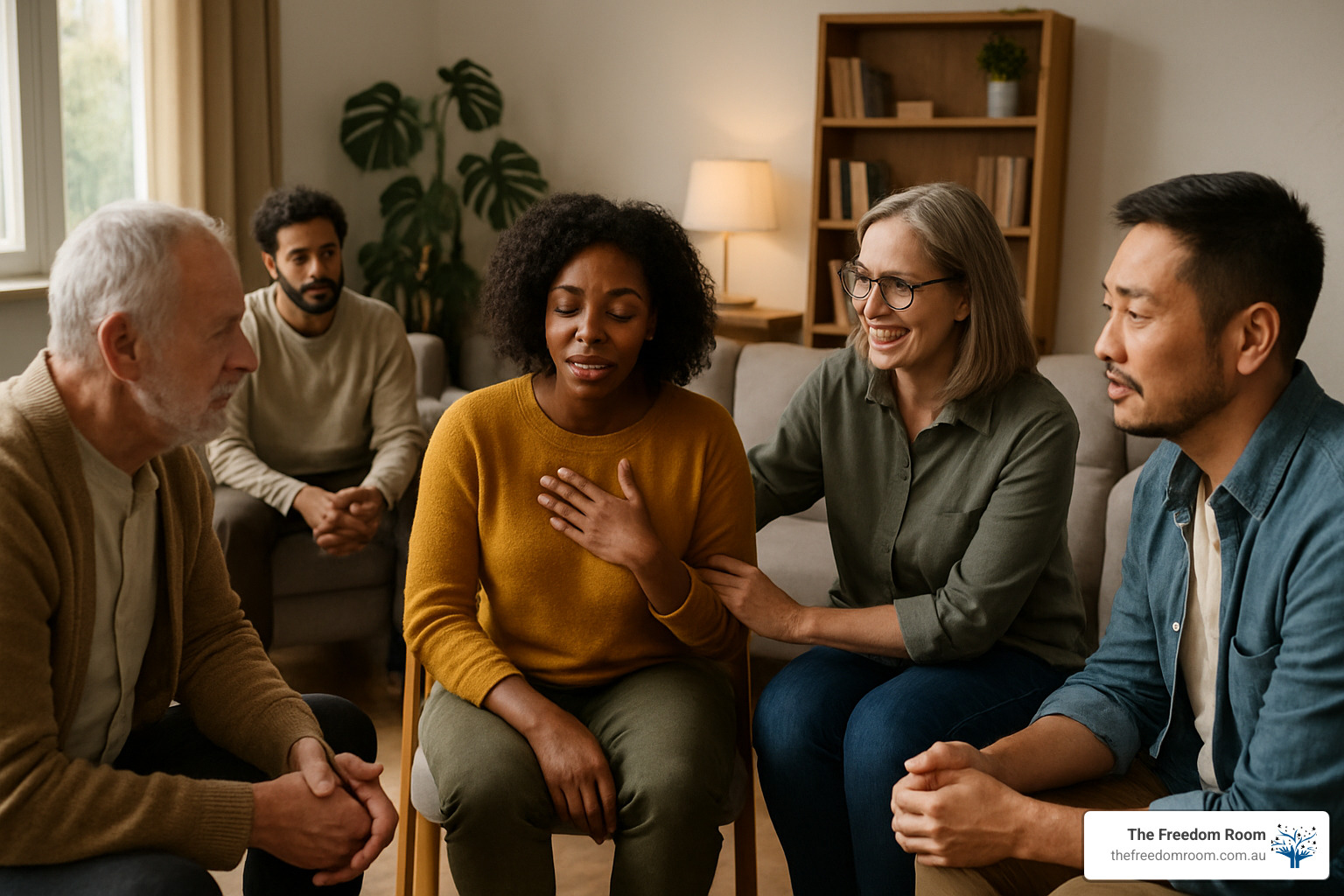 diverse group therapy session with participants sharing in a circle, showing supportive and healing environment - long term alcohol rehab diverse group therapy session with participants sharing in a circle, showing supportive and healing environment - long term alcohol rehab