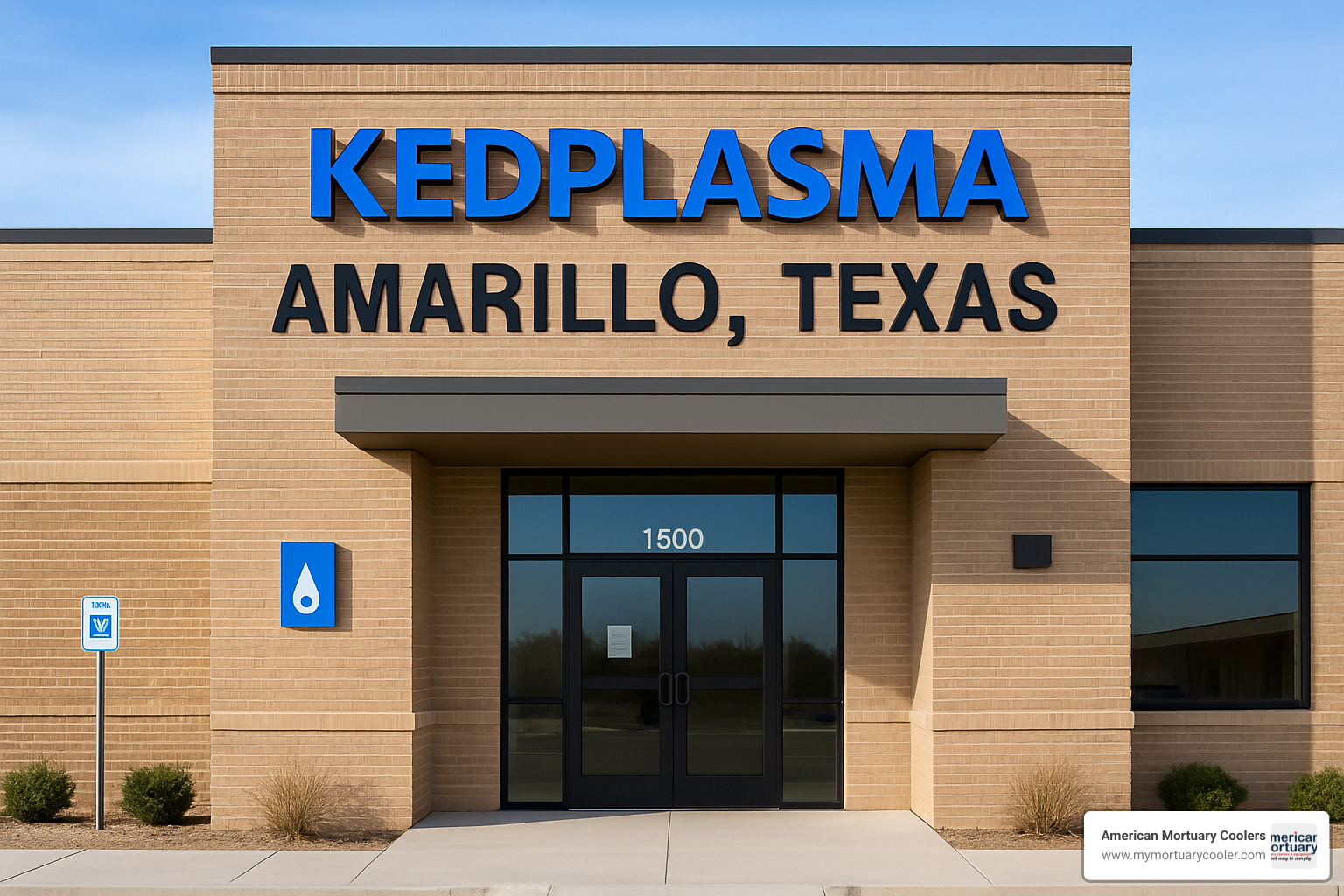 Registration desk area at KEDPLASMA Amarillo showing comfortable seating and check-in process - kedplasma amarillo texas