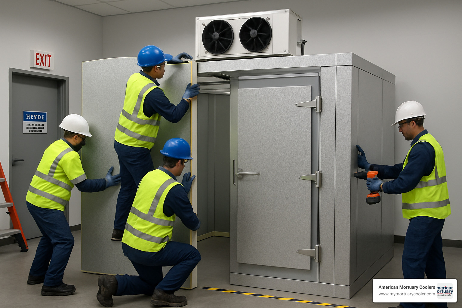 mortuary cold chamber installation process - mortuary cold chamber
