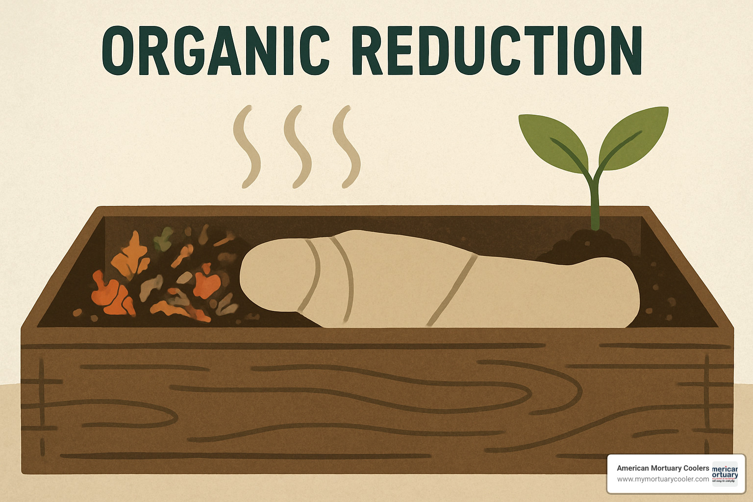 Map of the United States showing states where organic reduction is currently legal, states with pending legislation, and states where it remains prohibited - organic reduction