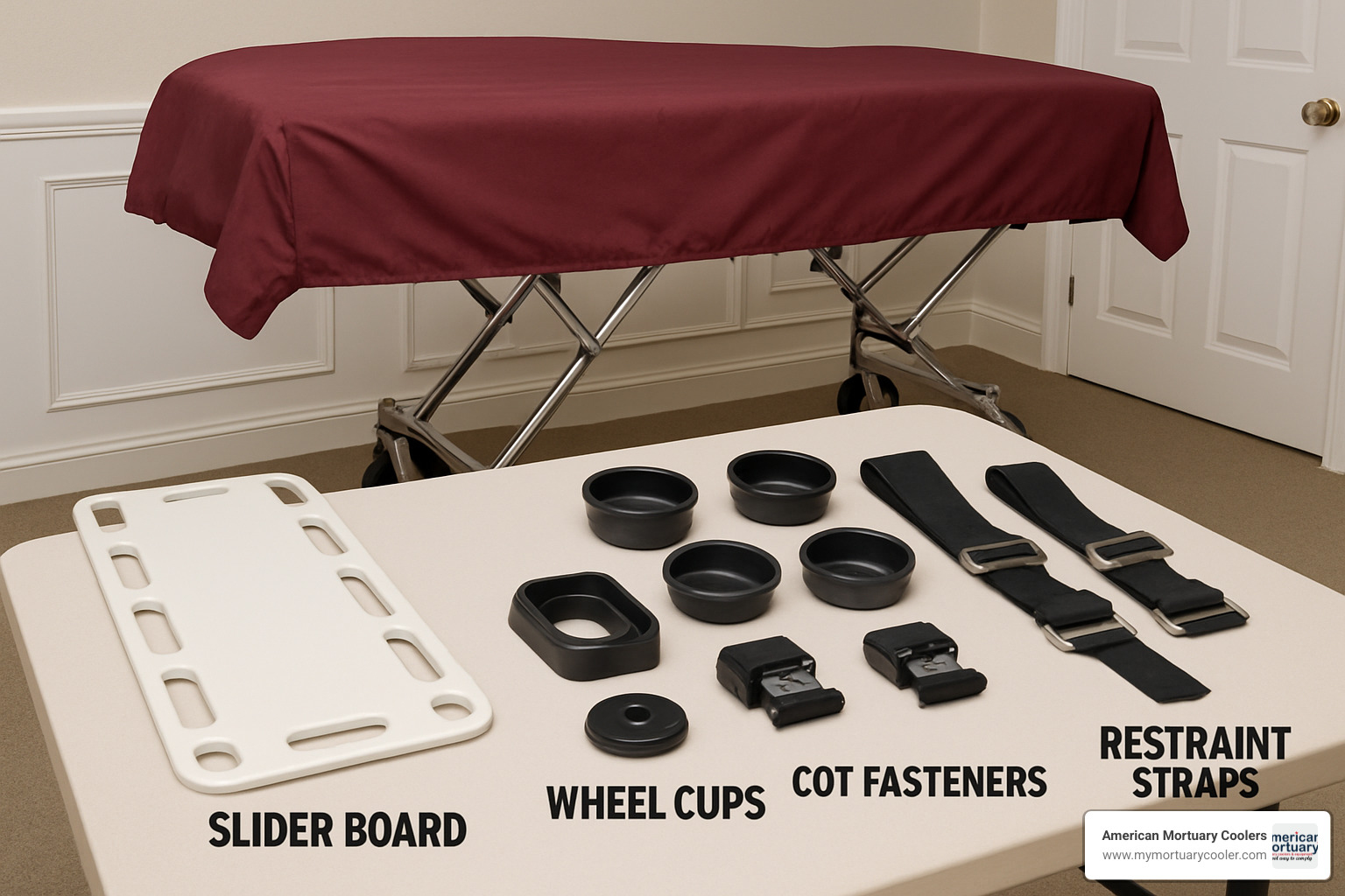 mortuary cot accessories - www.mortuarycot.com top rated mortuary cots and stretchers 
