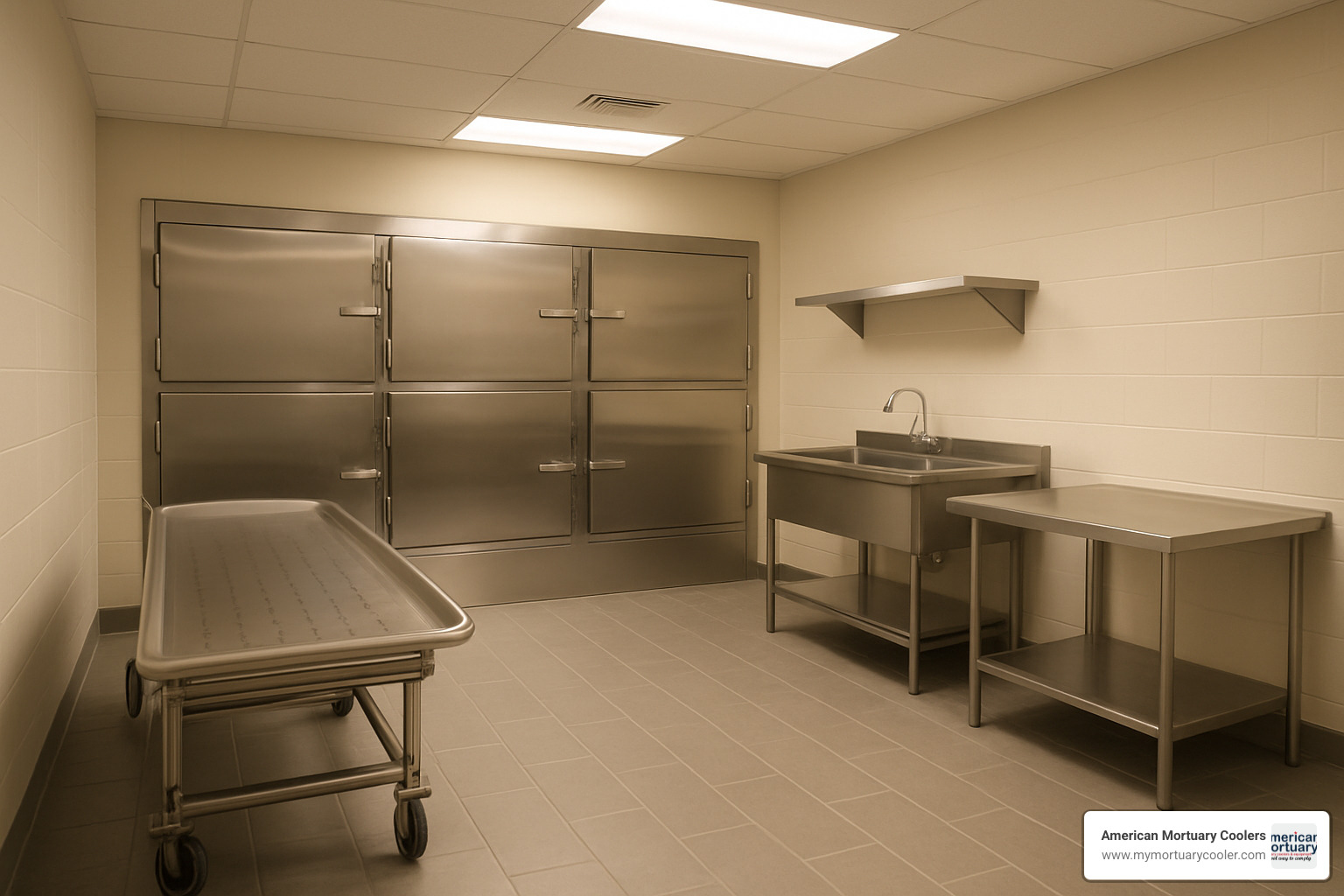 American Mortuary Coolers custom mortuary equipment ensuring dignified treatment of remains - David Sconce Lamb