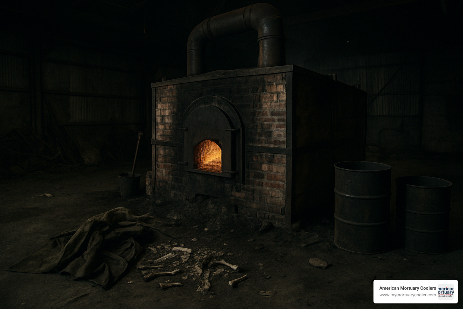 Improvised pottery kilns used for illegal mass cremations - David Sconce Lamb