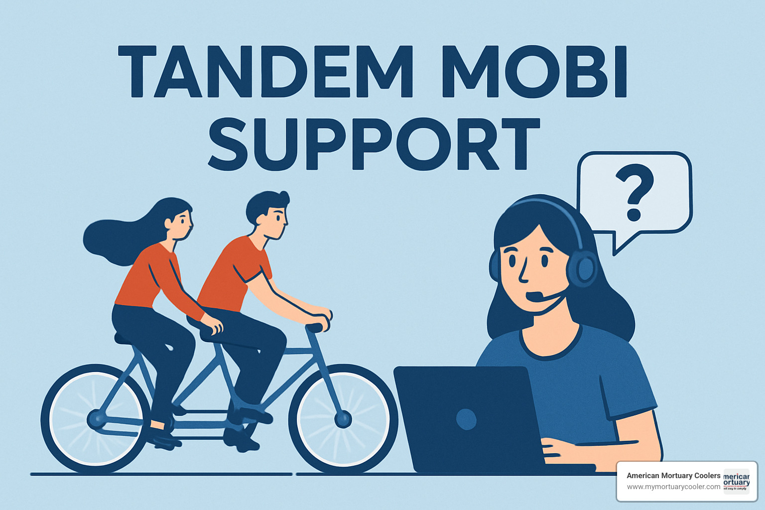 Tandem Mobi system components - tandem mobi support