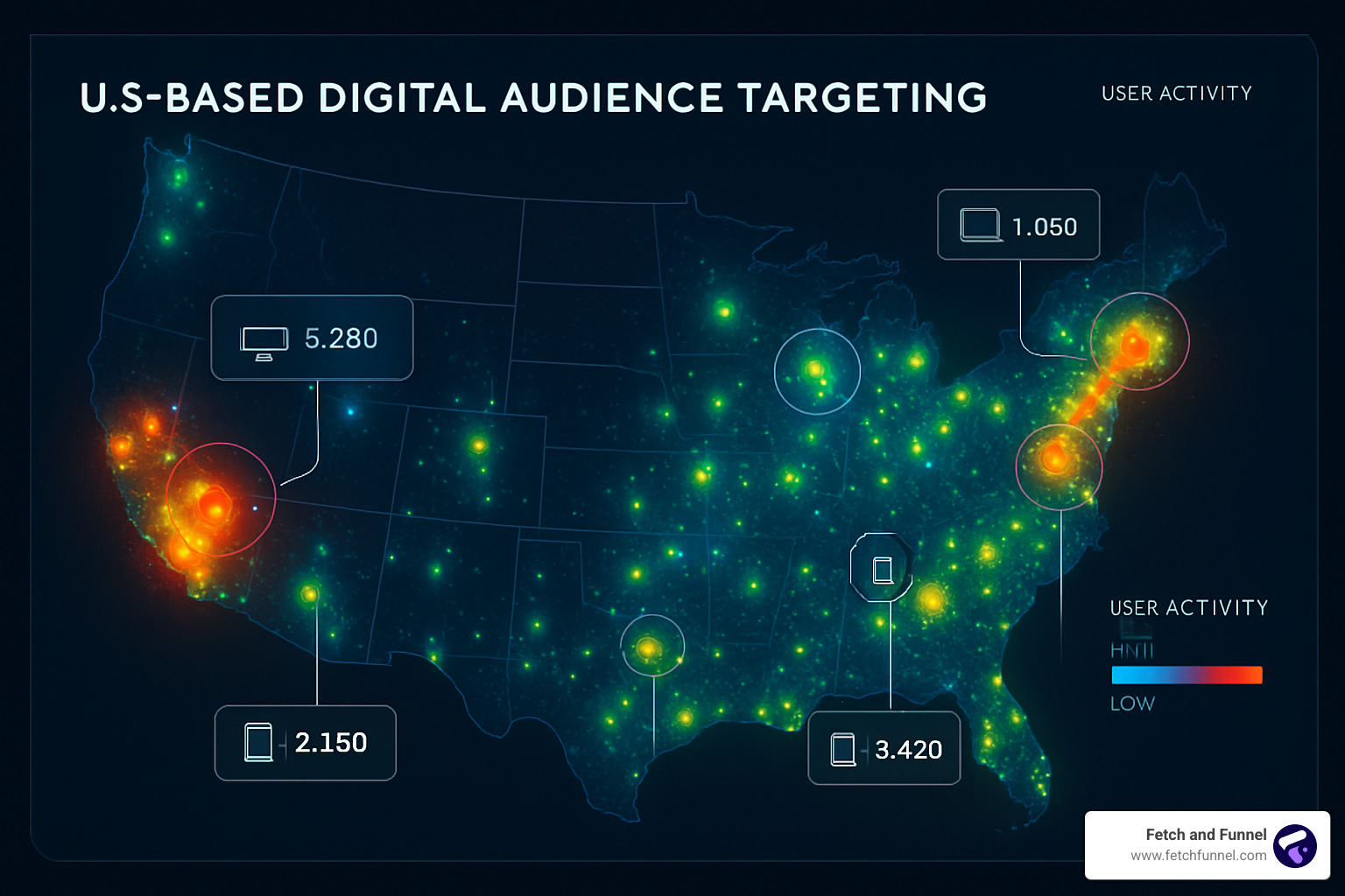 audience targeting heatmap - ai performance marketing