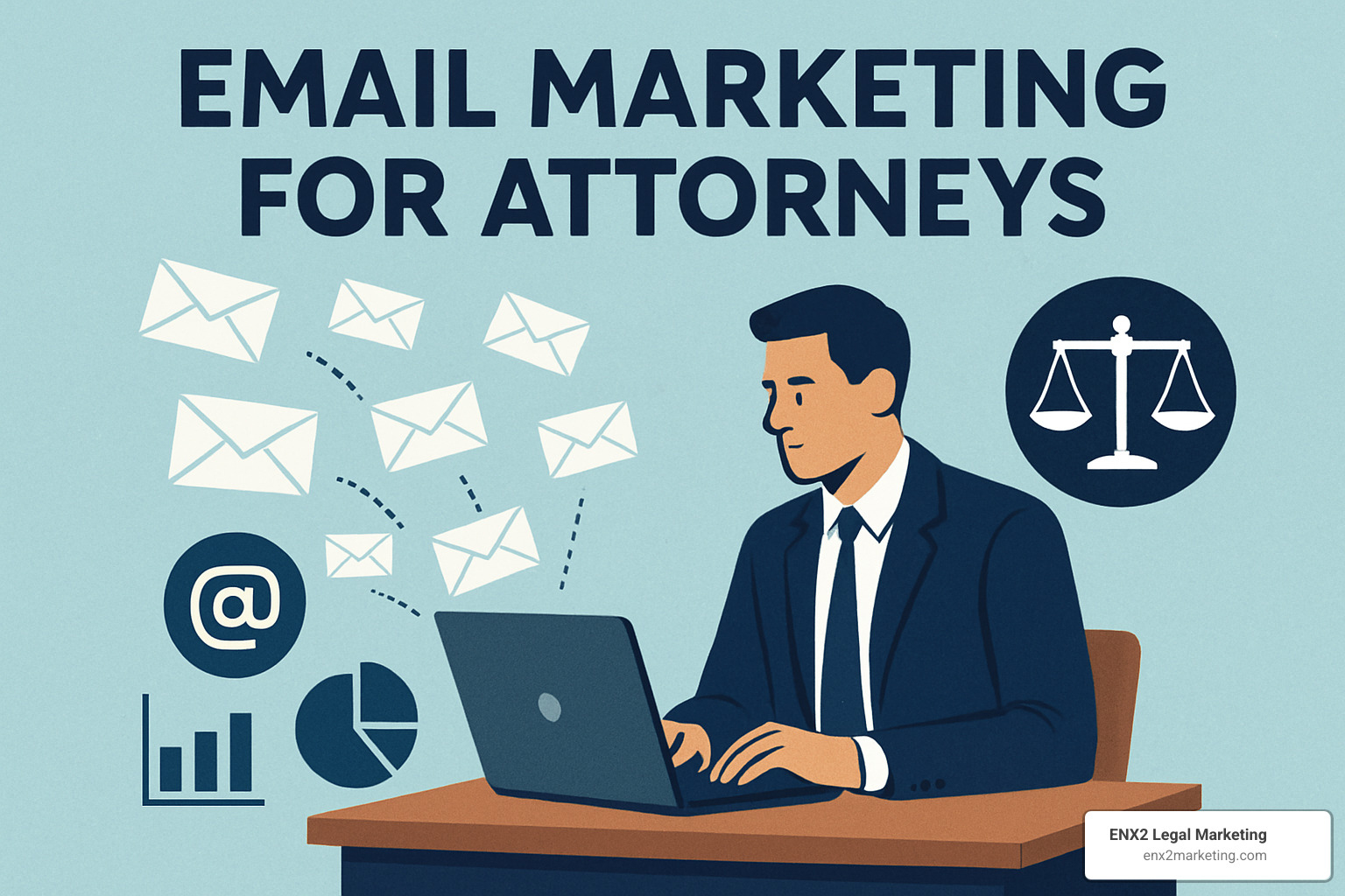 Dashboard showing integrated email marketing analytics with website, CRM, and social media data - email marketing for attorneys