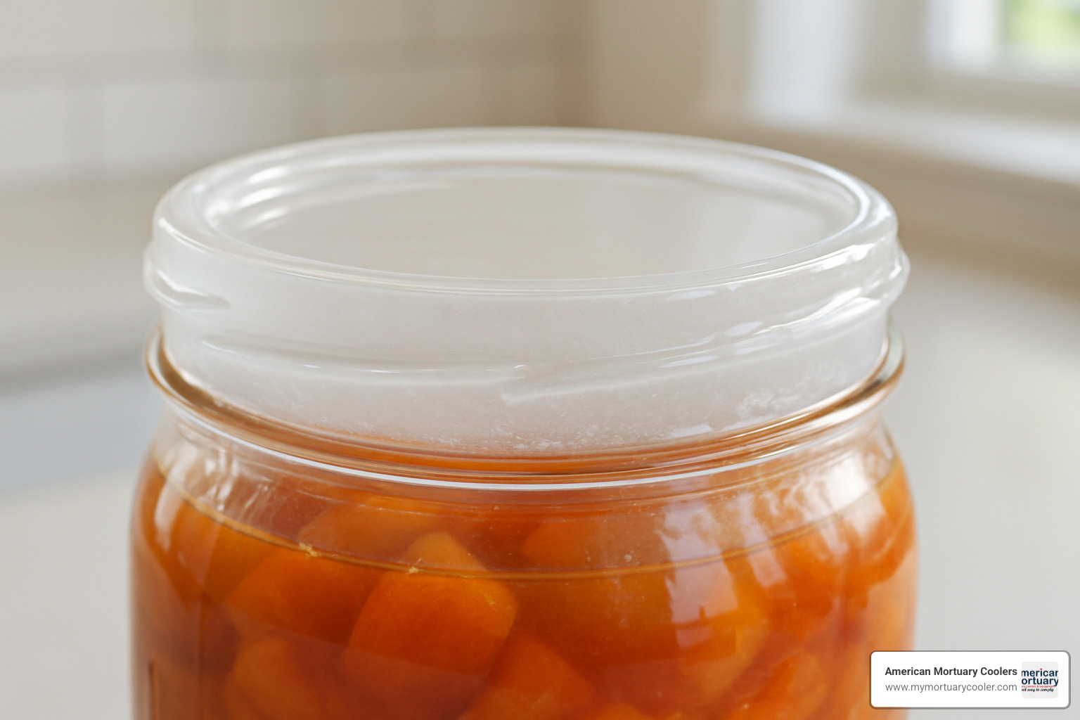 Paraffin wax sealed glass jar showing food preservation application with clear colorless wax coating - clean paraffin wax