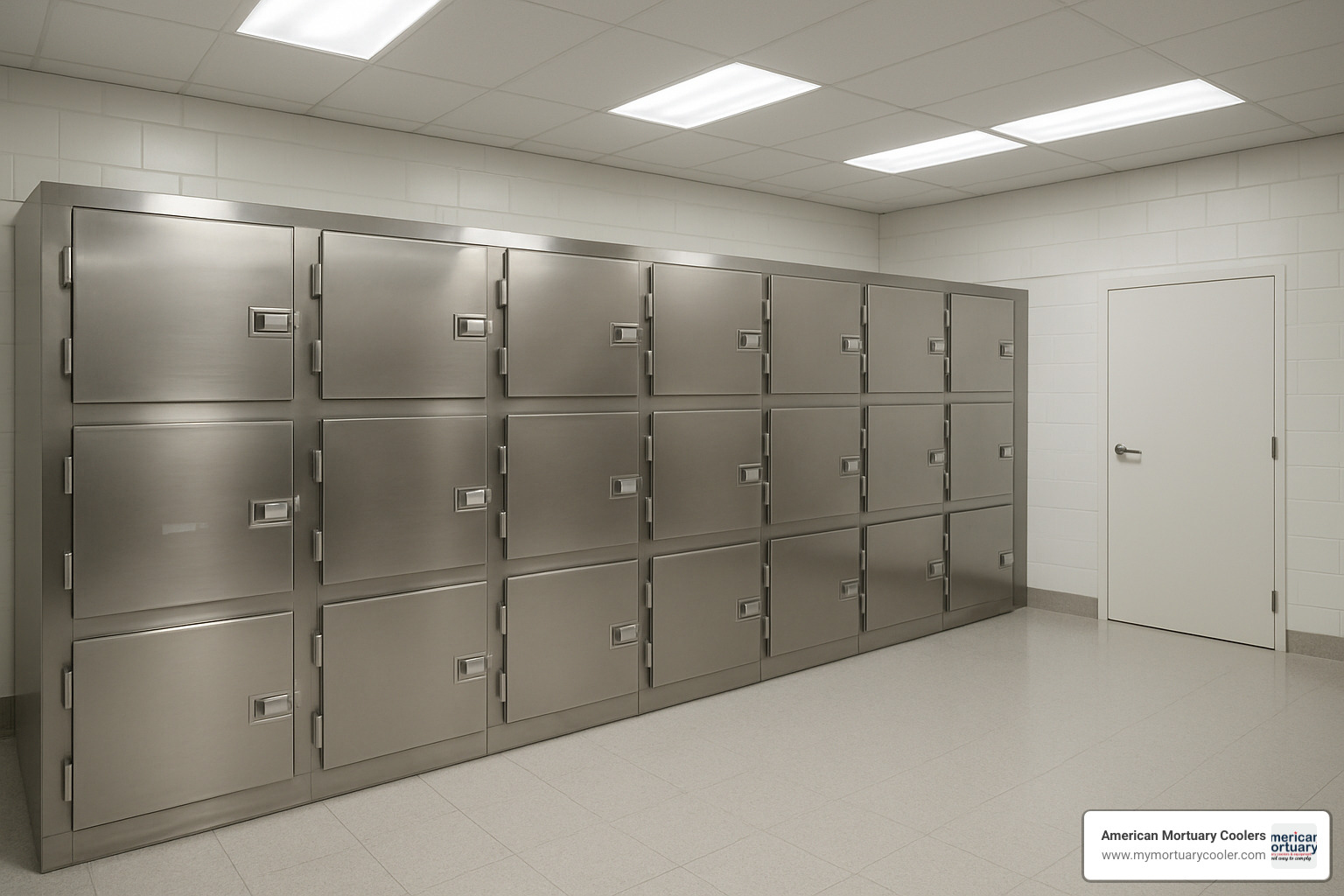 body cooler racks - who works at a morgue