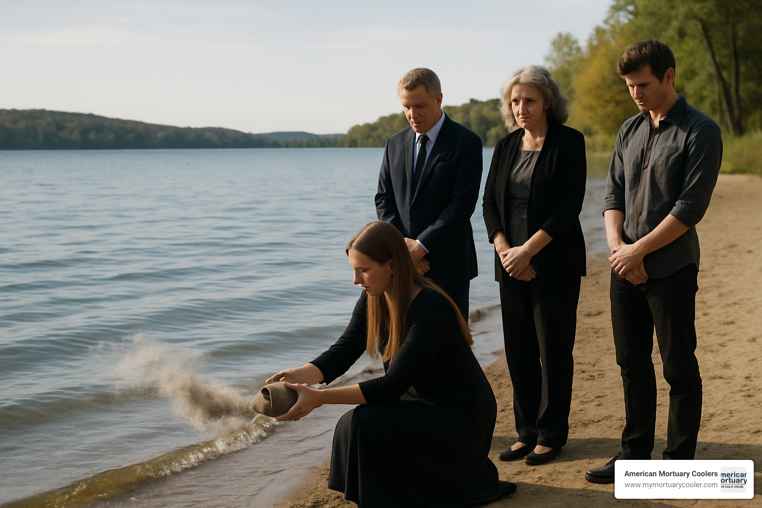 water scattering ceremony - cremation urns for sale