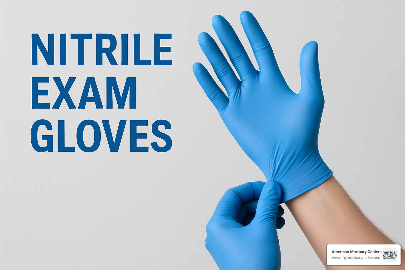 assorted branded glove boxes showing various nitrile exam glove options with comparison information - gloves nitrile exam
