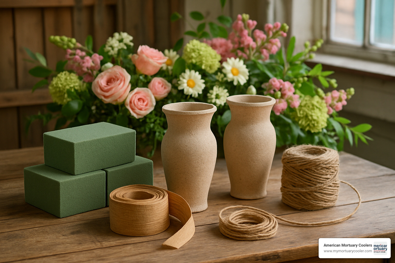 eco-friendly funeral flower supply materials - funeral flower supplies