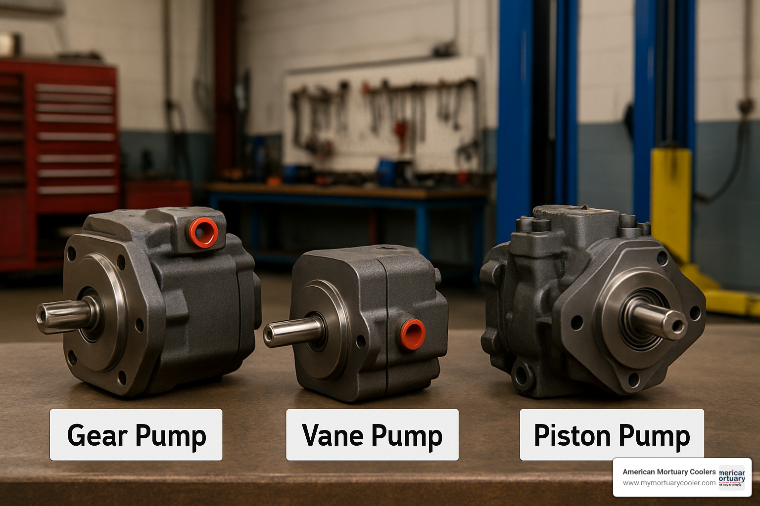 Collection of different hydraulic pump types for lift applications - hydraulic pump for lift