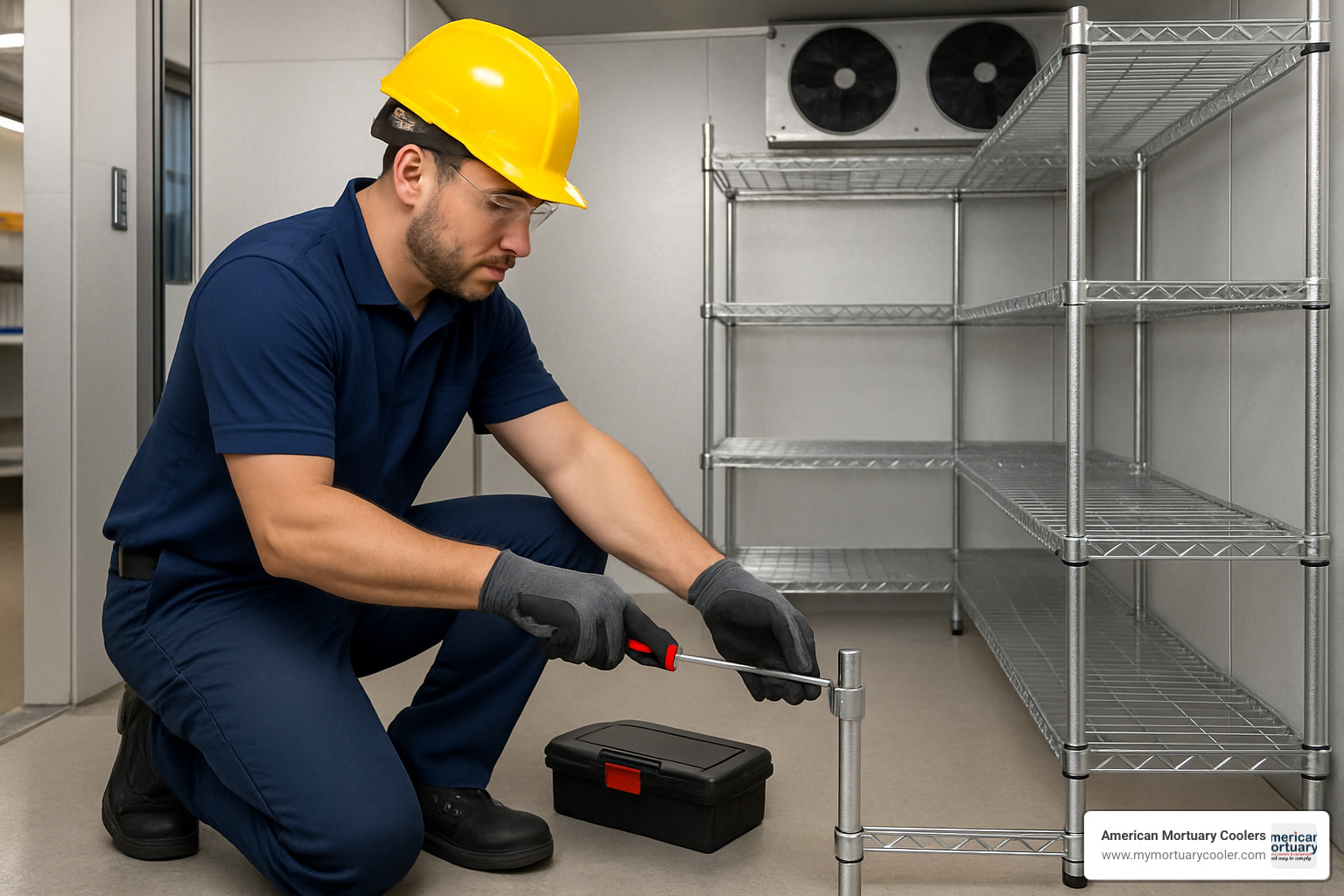 cooler rack installation process - cooler racks