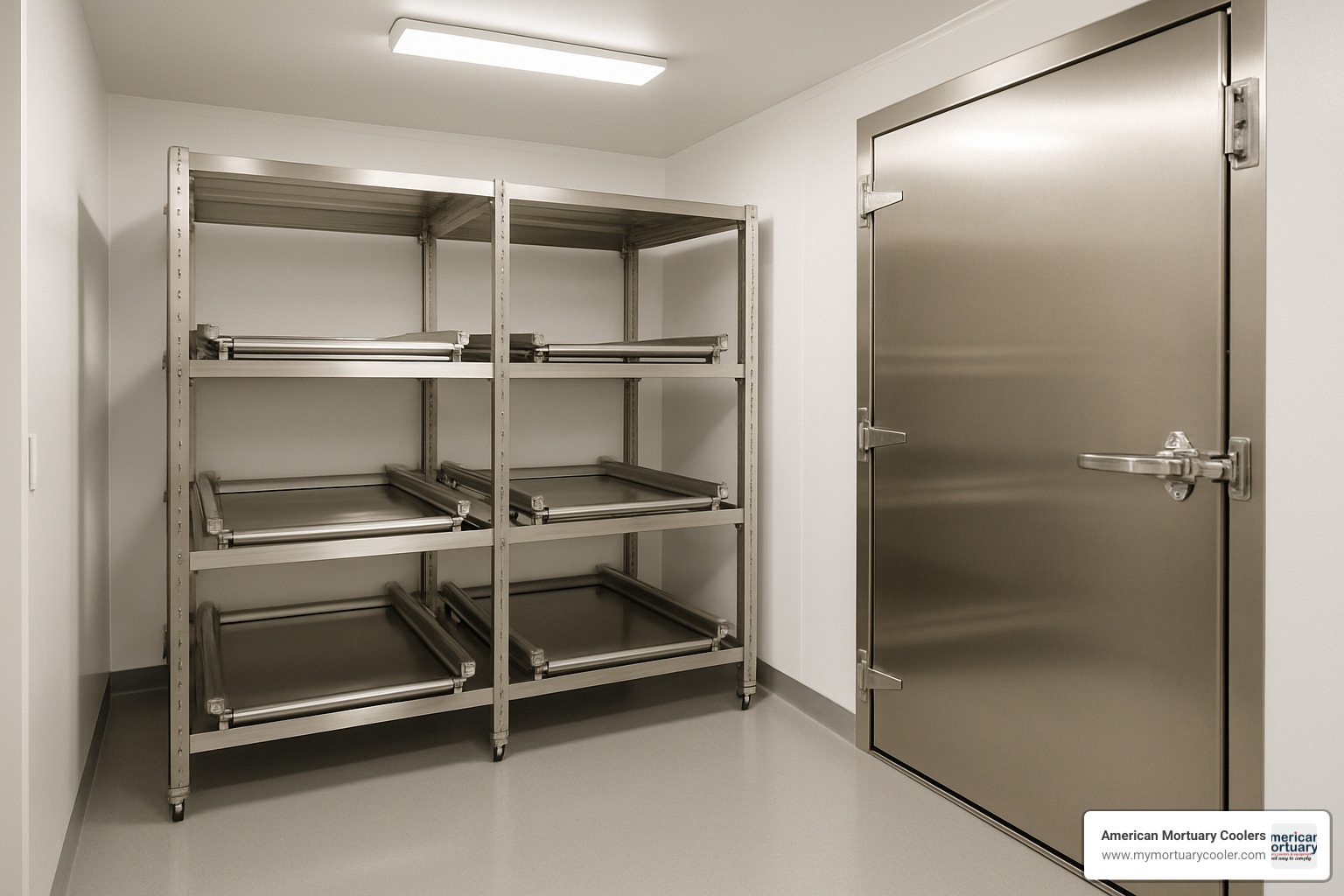 mortuary body rack system - cooler racks