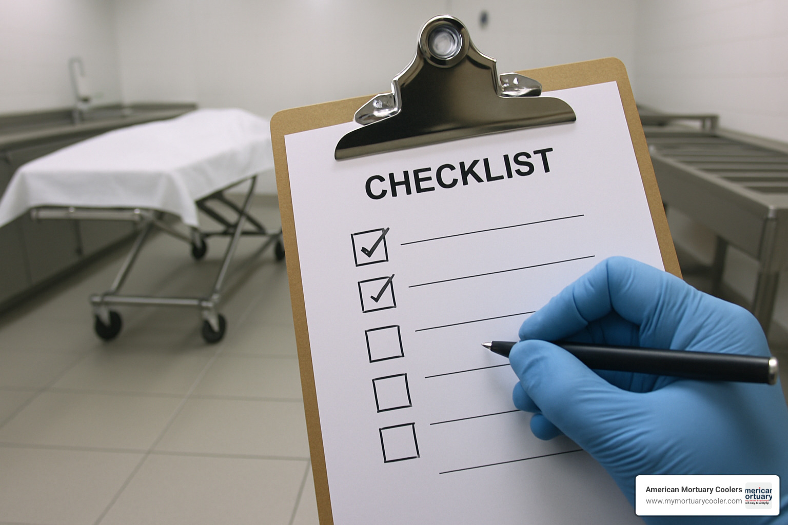 mortuary equipment inspection checklist - used funeral equipment