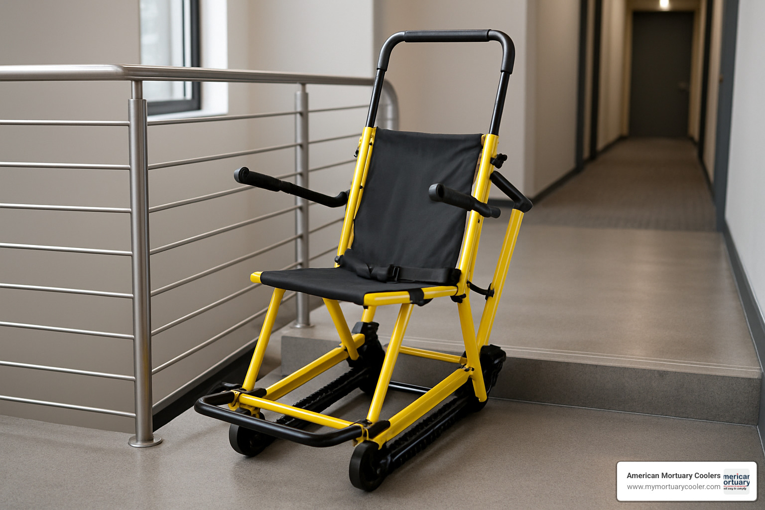 manual tracked evacuation chair - evac chairs