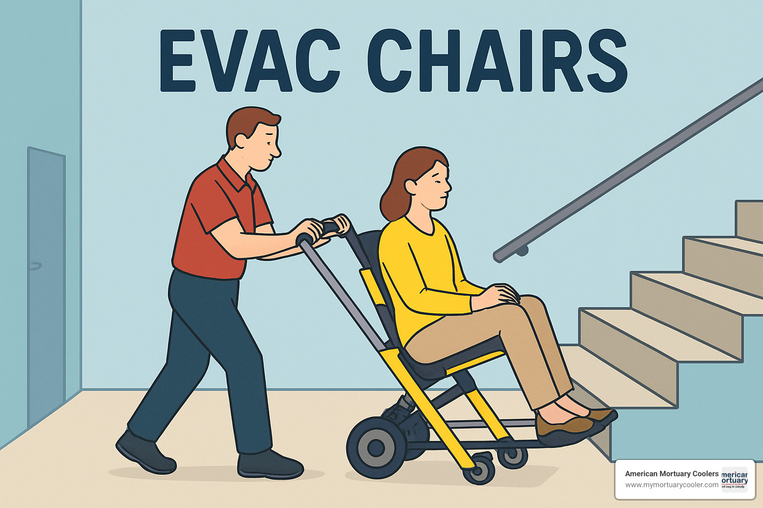 evacuation chair training session - evac chairs
