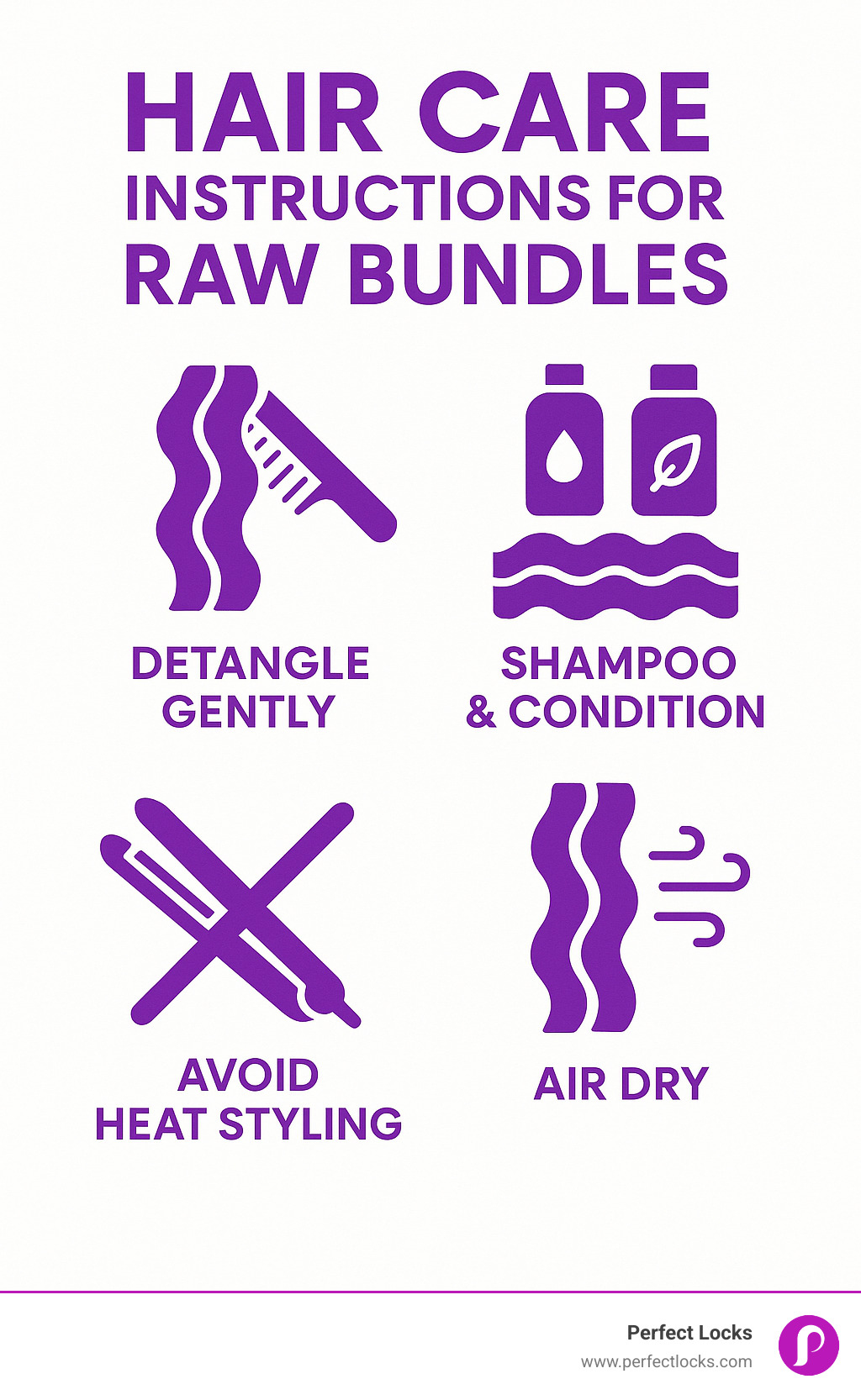 hair care products for raw bundles - raw bundles