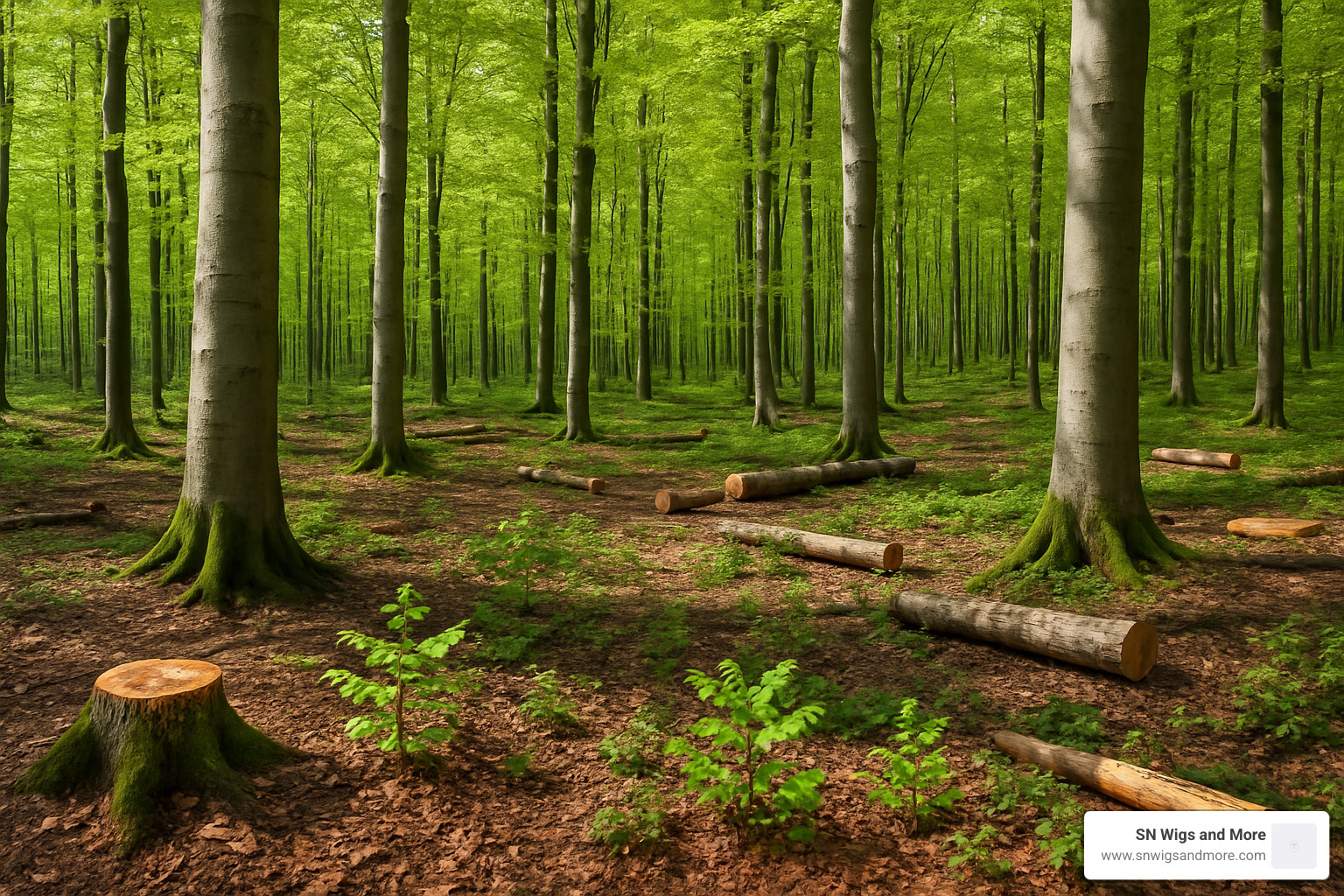 Sustainable beech forest management - modal elastane clothing