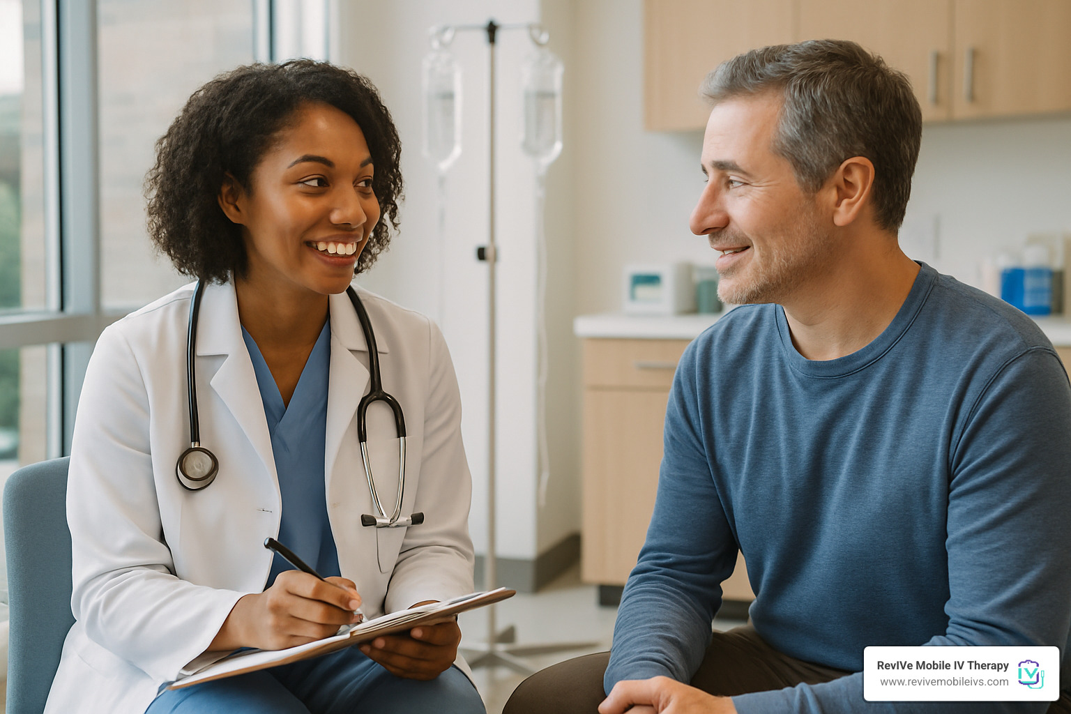 patient consultation - infusions for health