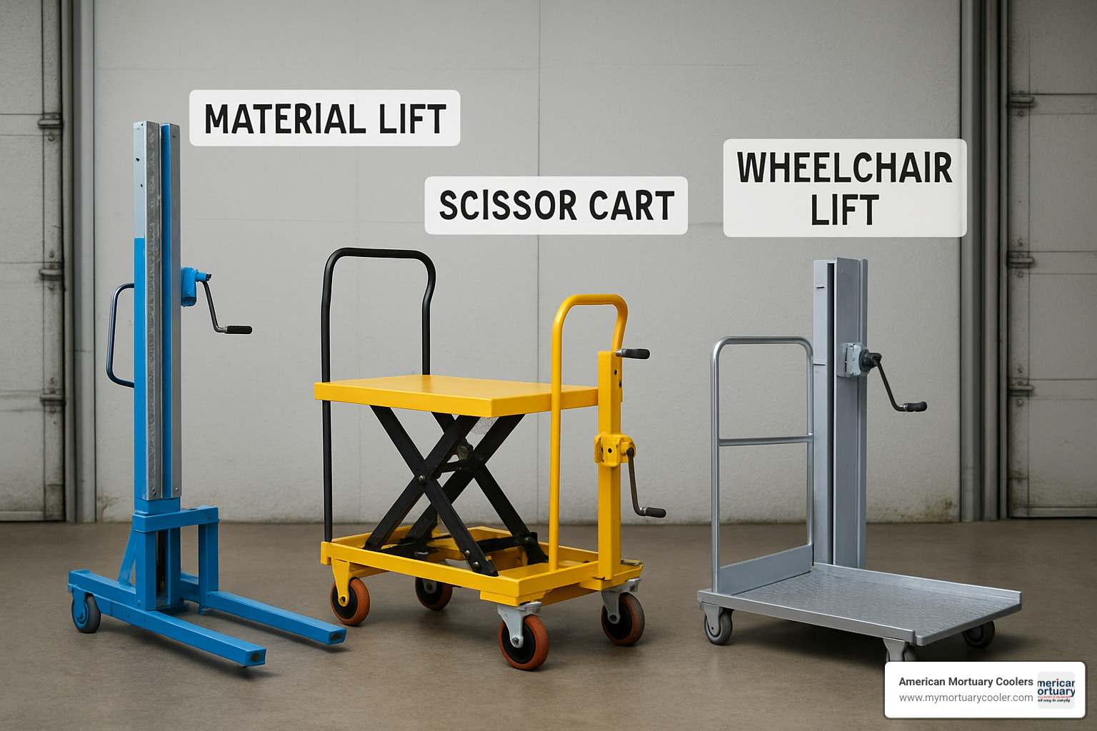 assorted hand crank lift models - hand crank lift