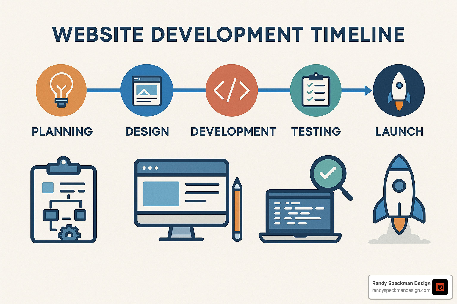 website development timeline - affordable custom websites