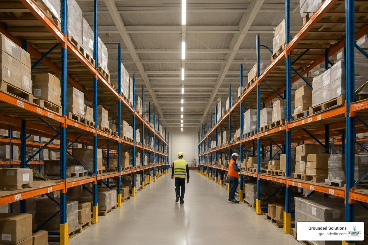 warehouse LED retrofit - Mooresville Electrician