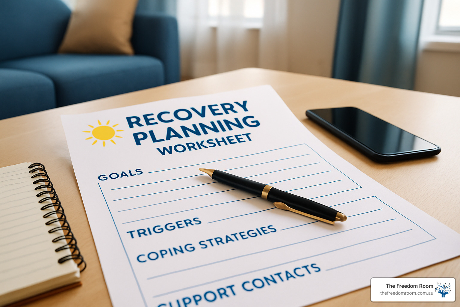 recovery planning worksheet and tools - alcohol support services