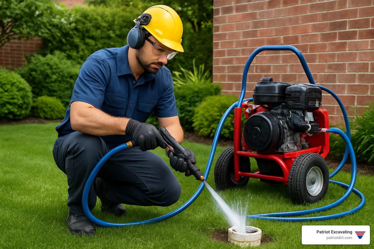 hydro-jetting before lining - no dig pipe repair