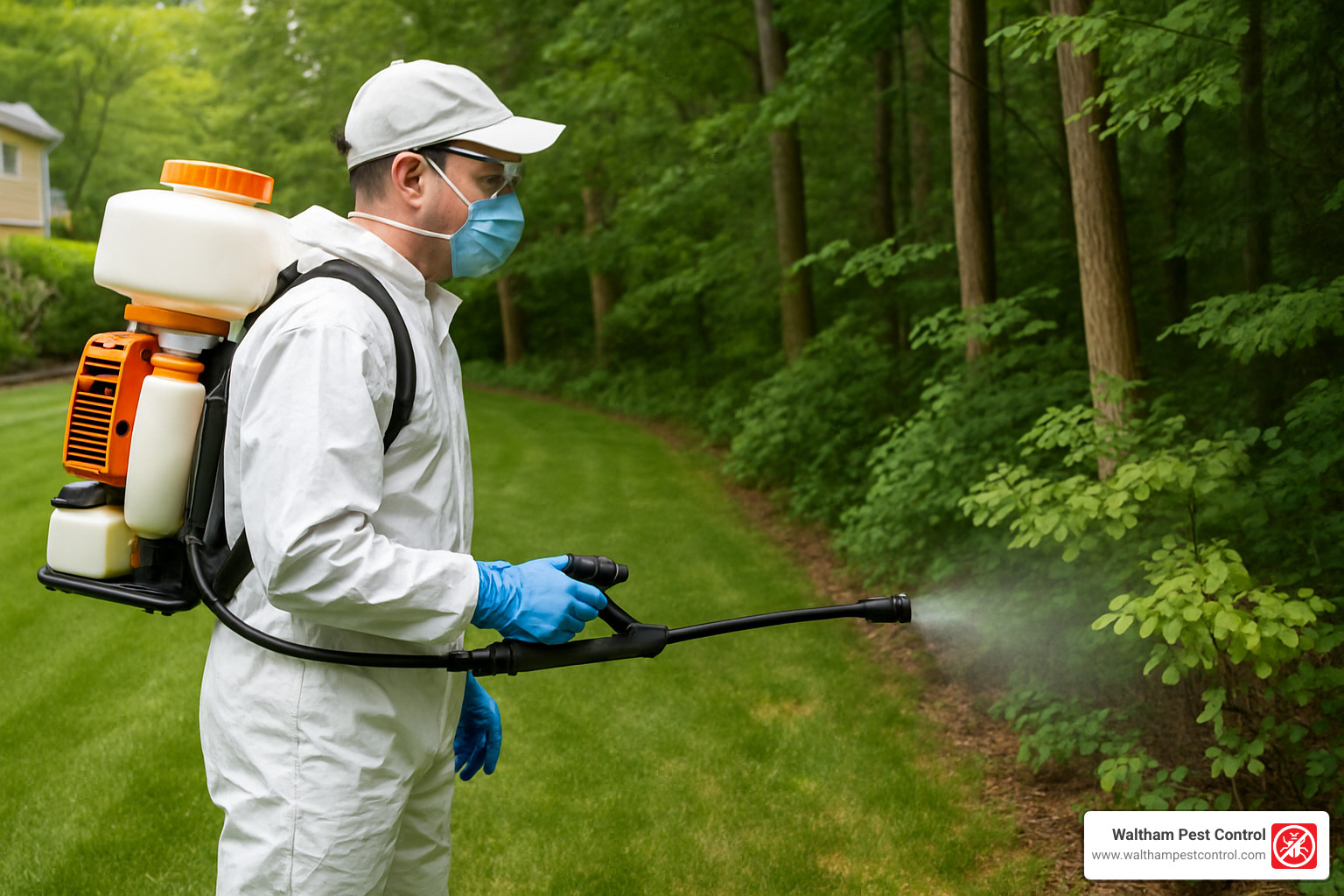 perimeter spraying for tick control - how to treat yard for ticks