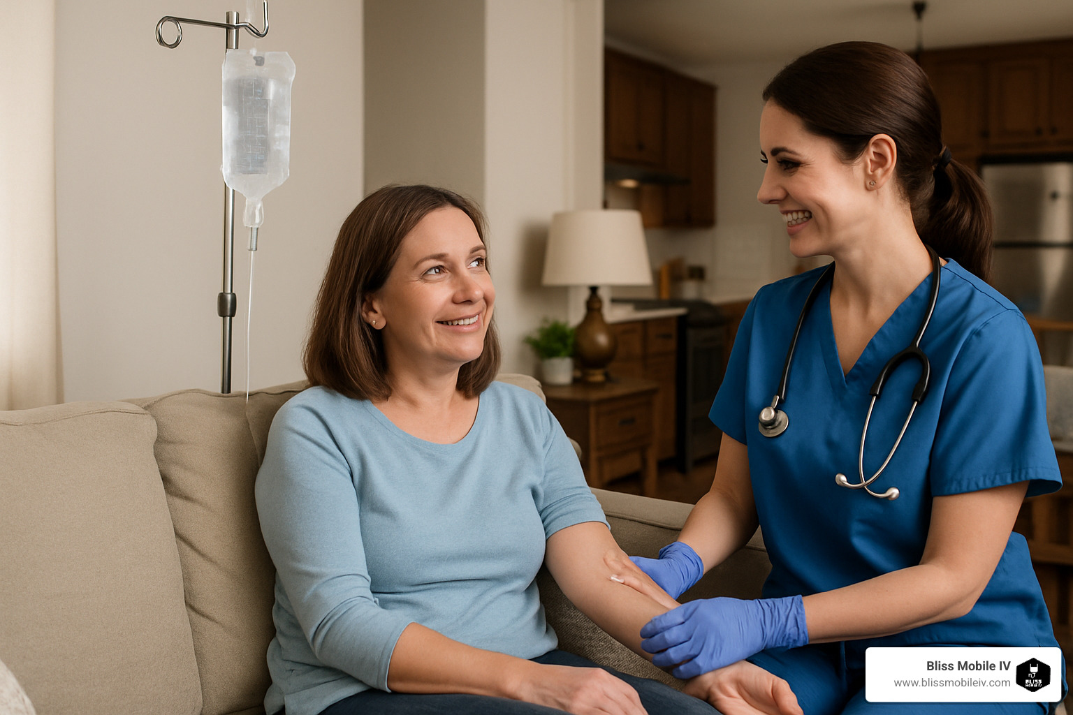 Patient comfort during home IV therapy - home iv therapy