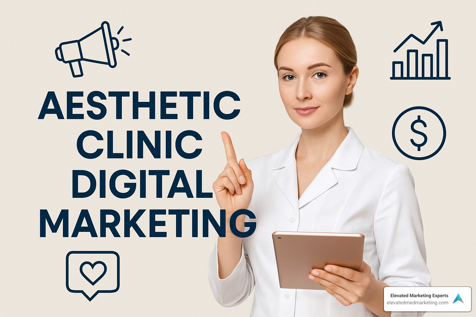 Responsive aesthetic clinic website displayed on mobile phone showing before/after gallery and booking button - Aesthetic clinic digital marketing