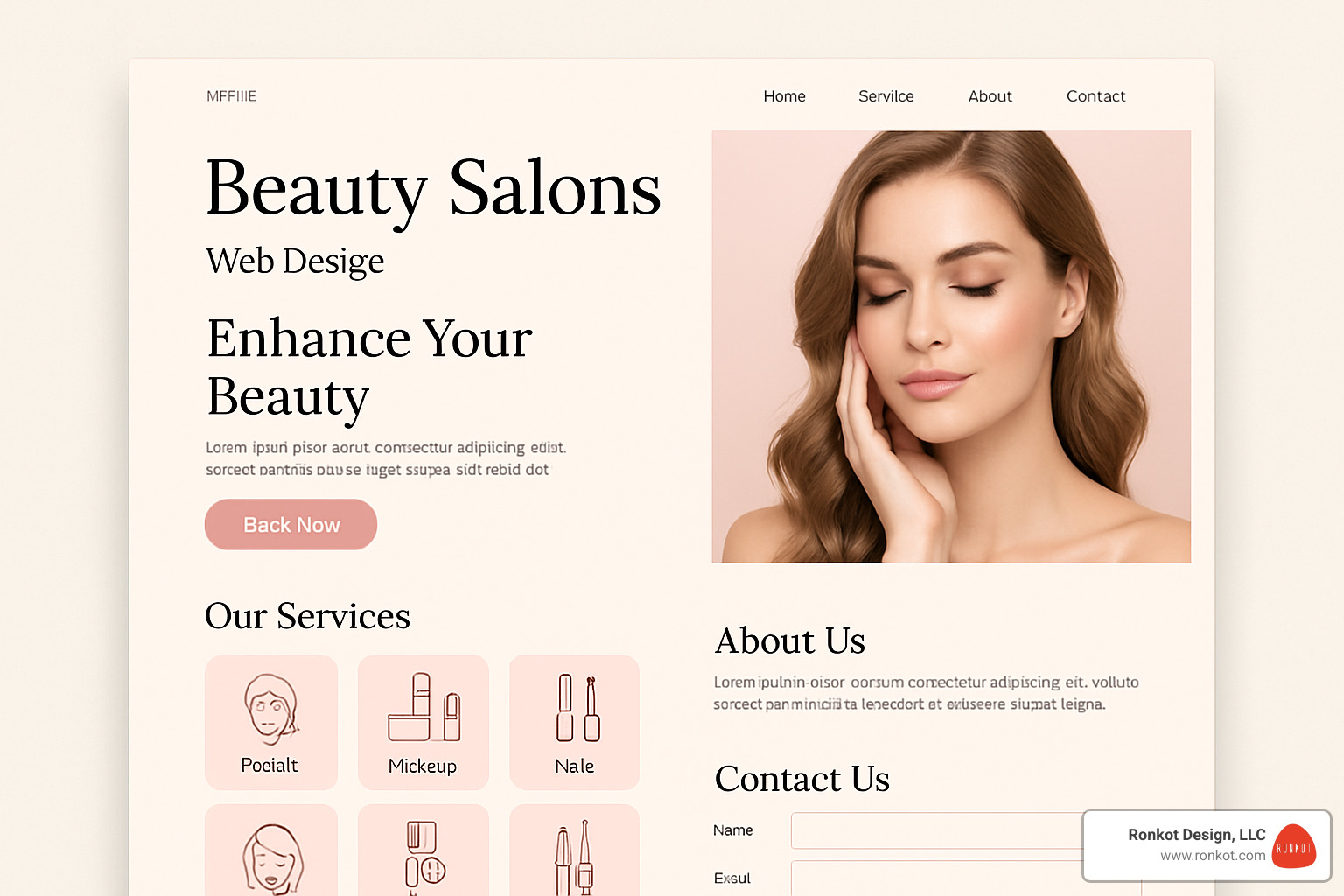 Mood board showing 2025 beauty salon web design trends including minimalist layouts, immersive video backgrounds, and sustainable branding elements - beauty salons web design Mood board showing 2025 beauty salon web design trends including minimalist layouts, immersive video backgrounds, and sustainable branding elements - beauty salons web design