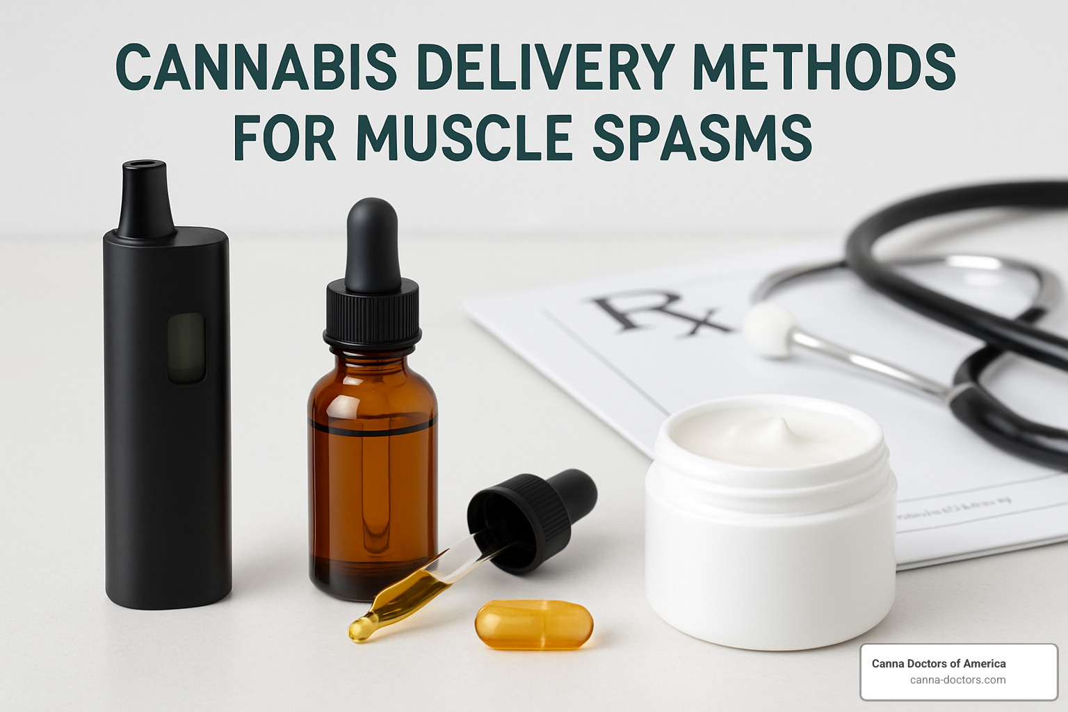 Cannabis delivery methods for muscle spasms - cannabis for muscle spasms