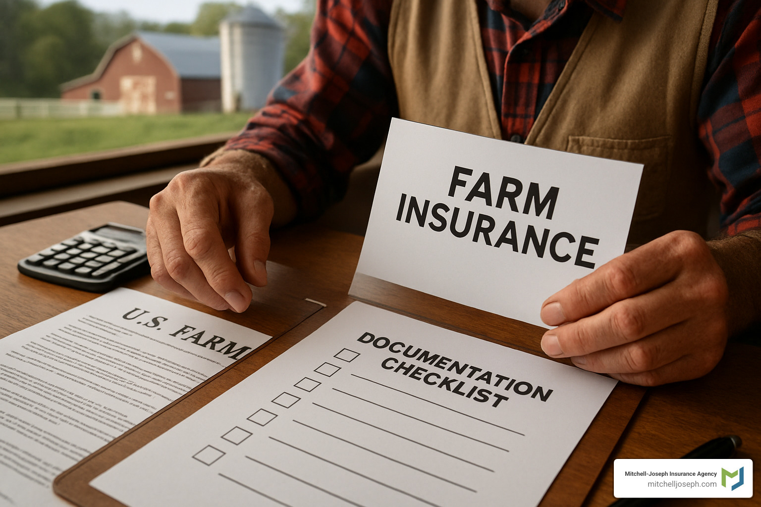 Farm insurance paperwork and documentation checklist - Farm revenue protection insurance