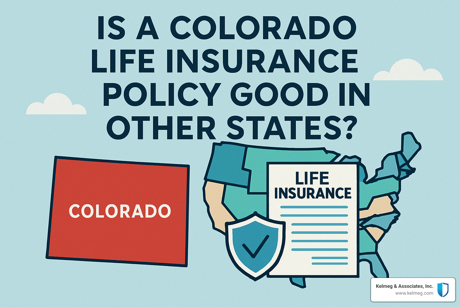 Insurance agent helping client with paperwork - is a colorado life insurance policy good in other states