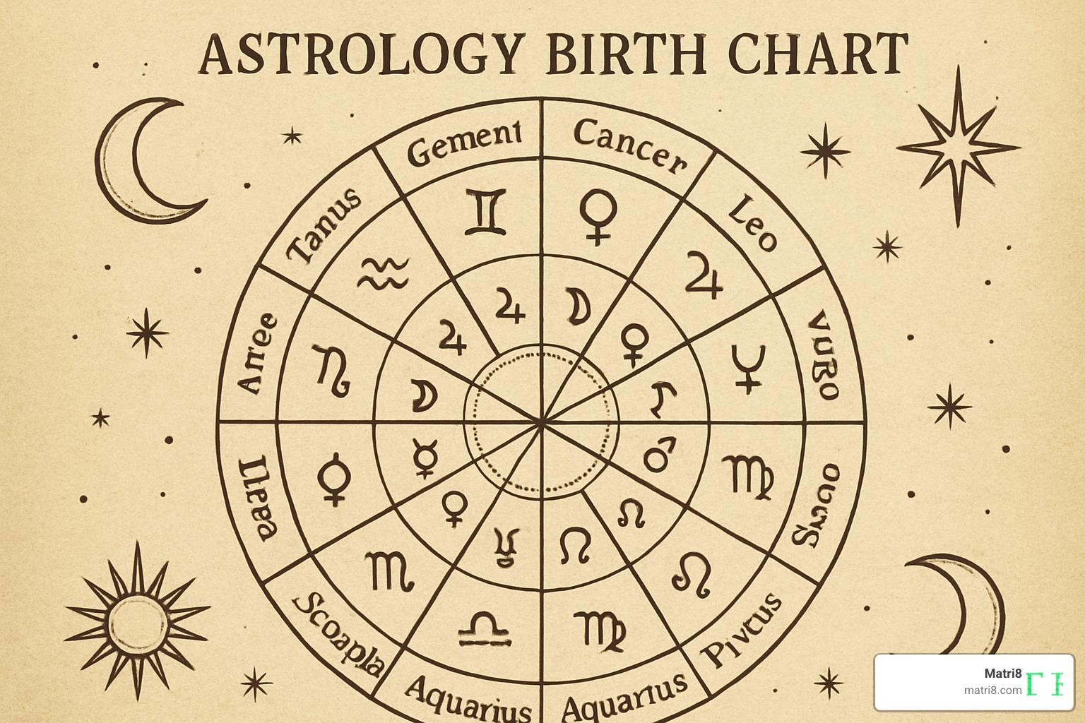 detailed astrology chart wheel showing all components - astrology birth chart detailed astrology chart wheel showing all components - astrology birth chart