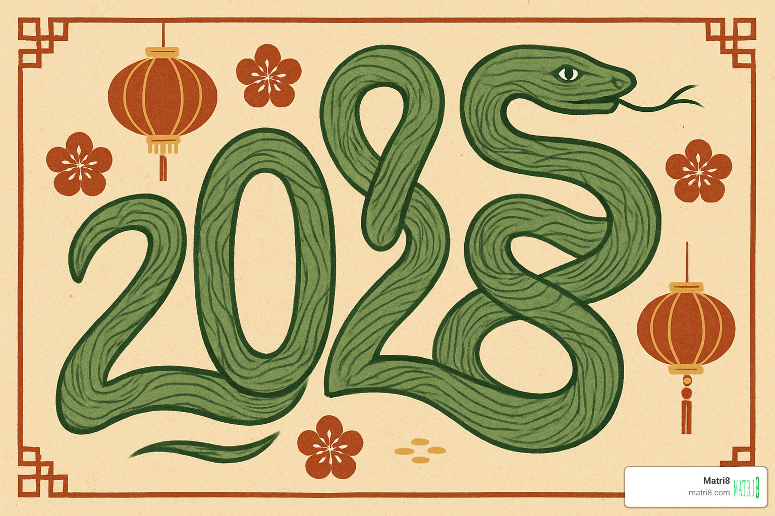2025 year of the snake symbol - chinese zodiac year meaning